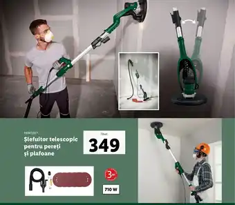 PARKSIDEⓇ Şlefuitor telescopic pentru pereți şi plafoane