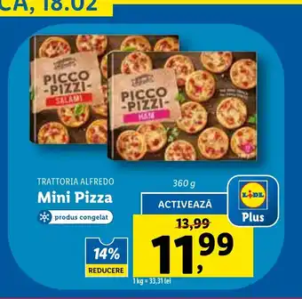 Lidl TRATTORIA ALFREDO Mini Pizza Ofertă