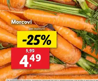 Lidl Morcovi Ofertă