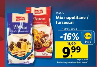 Lidl SONDEY Mix napolitane / fursecuri Ofertă