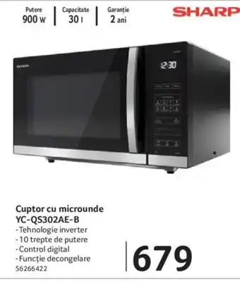 Selgros Cuptor cu microunde YC-QS302AE-B Ofertă