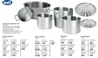 Selgros Linia de vase de gătit din inox Ofertă