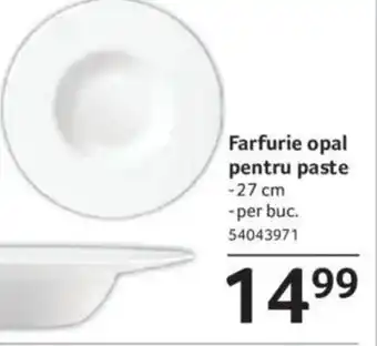 Selgros Farfurie opal pentru paste Ofertă