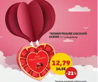 Penny ROSHEN PRALINE CIOCOLATĂ LICHIOR 122 g Ofertă