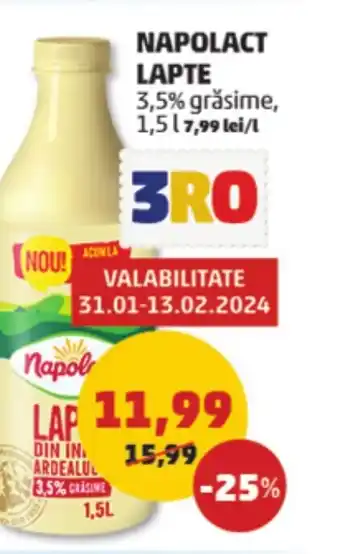 Penny NAPOLACT LAPTE Ofertă