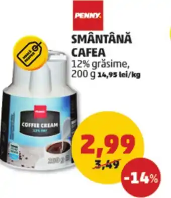 Penny SMÂNTÂNĂ CAFEA 200 g Ofertă