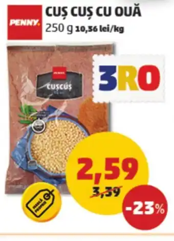 Penny CUS CUS CU OUĂ 250 g Ofertă