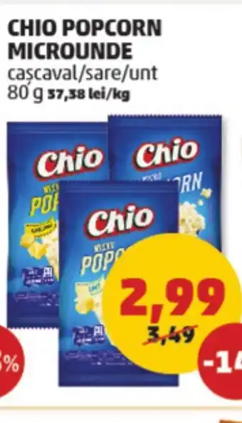 Penny CHIO POPCORN MICROUNDE 80 g Ofertă
