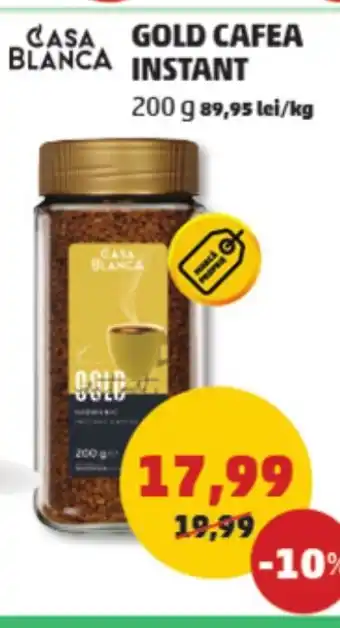 Penny CASA BLANCA GOLD CAFEA INSTANT 200 g Ofertă