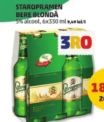 Penny STAROPRAMEN BERE BLONDĂ Ofertă