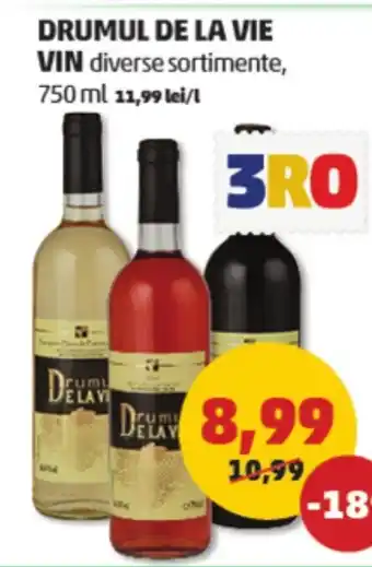 Penny DRUMUL DE LA VIE VIN 750 ml Ofertă