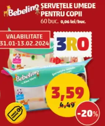 Penny SERVEȚELE UMEDE PENTRU COPII Ofertă