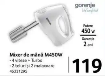 Selgros Mixer de mână M450W Ofertă
