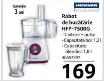 Selgros Robot de bucătărie HFP-750BG Ofertă