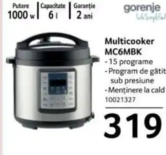 Selgros Multicooker MC6MBK Ofertă