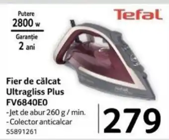 Selgros Fier de călcat Ultragliss Plus FV6840E0 Ofertă