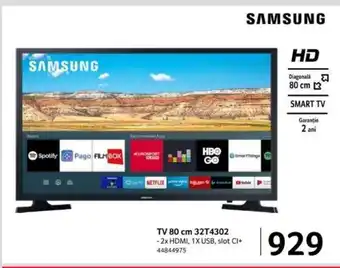 Selgros SAMSUNG TV 80 cm 32T4302 Ofertă