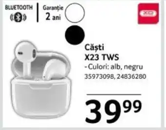 Selgros Căşti X23 TWS Ofertă