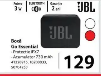 Selgros JBL Boxă Go Essential Ofertă