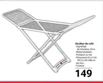 Selgros Uscător de rufe Ofertă
