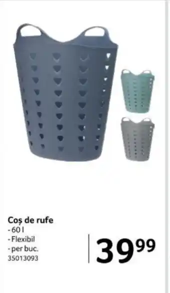 Selgros Coş de rufe Ofertă