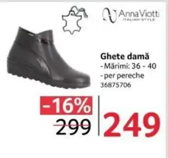 Selgros Ghete damă Ofertă