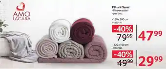 Selgros Pătură flanel Ofertă