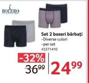 Selgros Set 2 boxeri bărbați Ofertă