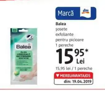 Balea Șosete exfoliante pentru picioare