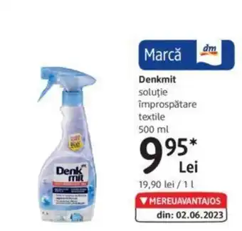 DM Denkmit soluţie împrospătare textile 500 ml Ofertă