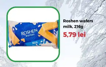 Roshen wafers milk, 216g