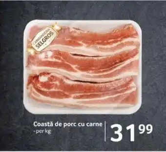 Selgros Coastă de porc cu carne Ofertă