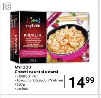 Selgros MYFOOD Creveţi cu unt și usturoi Ofertă