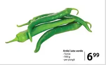 Selgros Ardei iute verde Ofertă