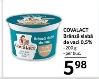 Selgros COVALACT Brânză slabă de vaci 0,5% Ofertă