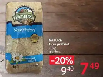 Selgros NATURA Orez prefiert Ofertă