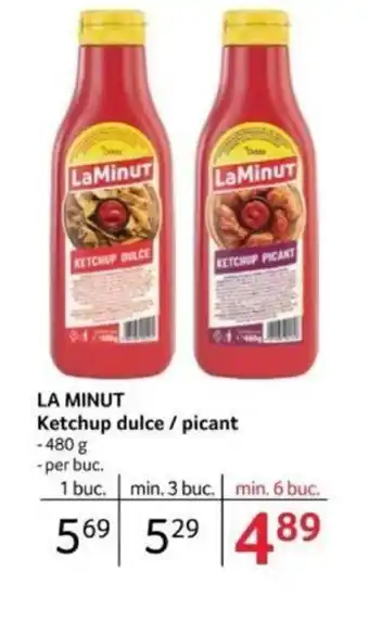 Selgros LA MINUT Ketchup dulce / picant Ofertă