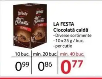 Selgros LA FESTA Ciocolată caldă Ofertă