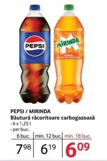 Selgros PEPSI / MIRINDA Băutură răcoritoare carbogazoasă Ofertă