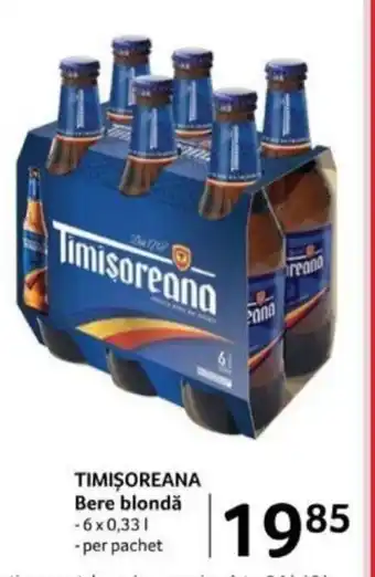 Selgros TIMIŞOREANA Bere blondă Ofertă