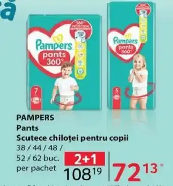 Selgros PAMPERS Pants Scutece chiloței pentru copii Ofertă