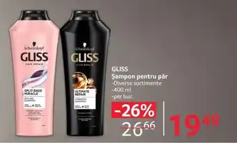 Selgros GLISS Şampon pentru păr Ofertă
