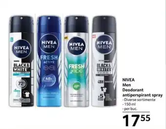 Selgros NIVEA Men Deodorant antiperspirant spray Ofertă
