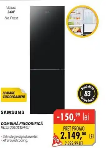 Flanco SAMSUNG COMBINĂ FRIGORIFICĂ RB33B610EBN/EF Ofertă
