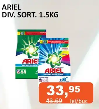 Unicarm ARIEL DIV. SORT. 1.5KG Ofertă