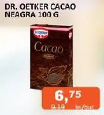 Unicarm DR. OETKER CACAO NEAGRA 100 G Ofertă