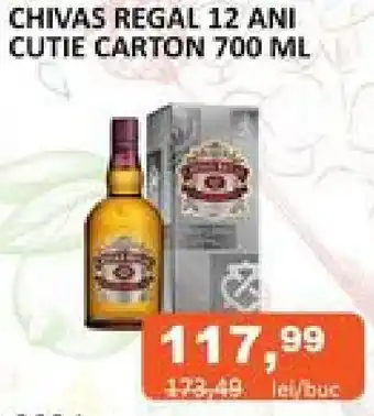 Unicarm CHIVAS REGAL 12 ANI CUTIE CARTON 700 ML Ofertă