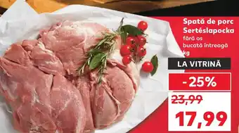 Kaufland Spată de porc Sertéslapocka Ofertă