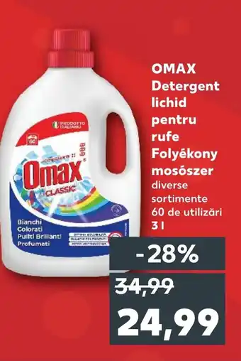 OMAX Detergent lichid pentru rufe Folyékony mosószer 3L