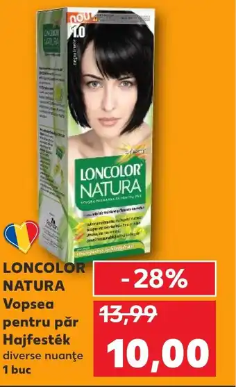Kaufland LONCOLOR NATURA Vopsea pentru păr Hajfesték Ofertă